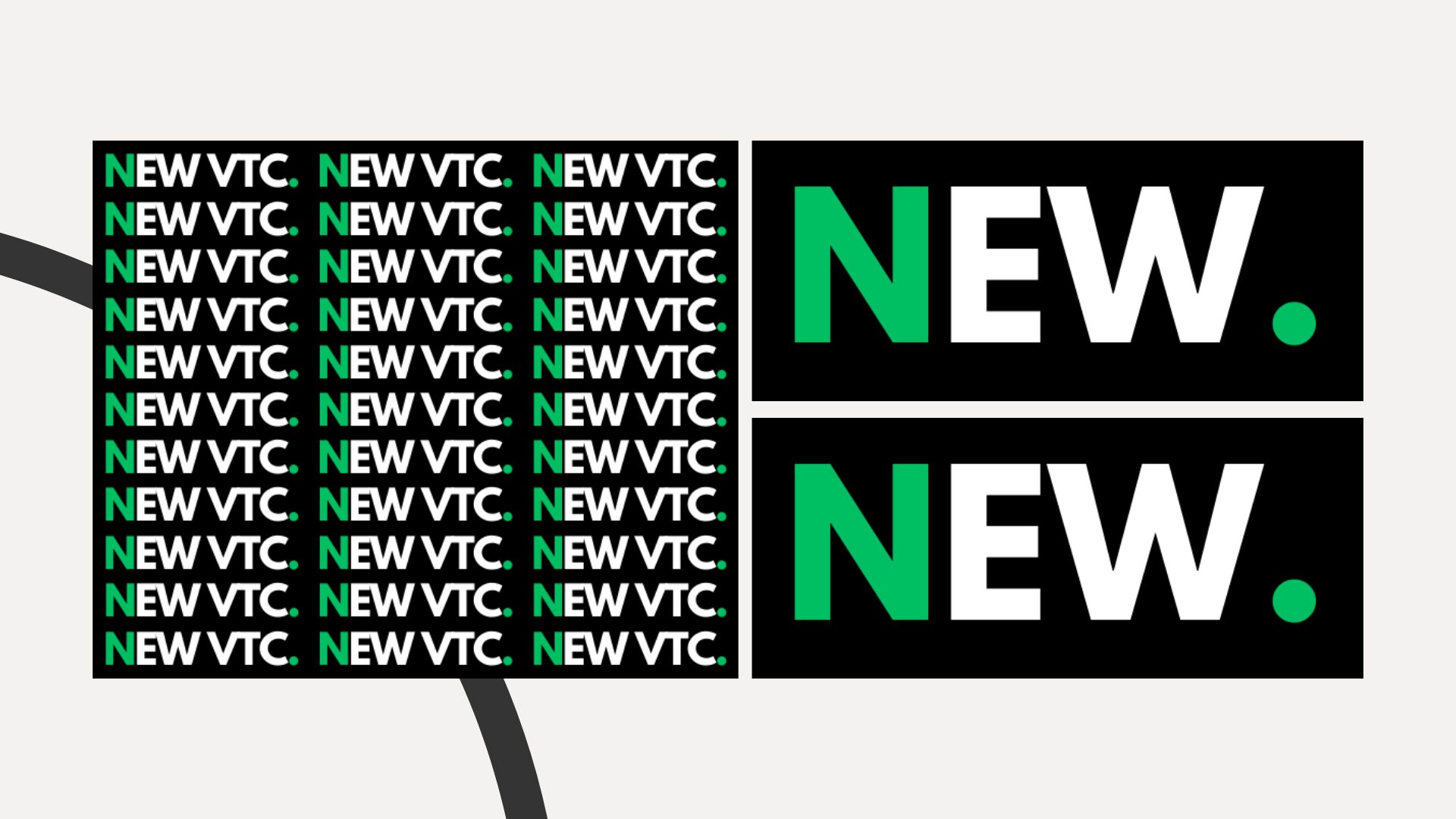 Identité graphique et version livrée du site NEW VTC